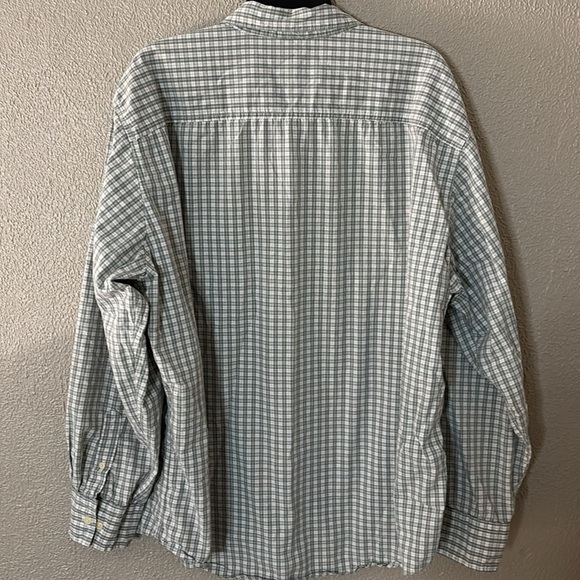Mens Timberland Button Down Plaid Shirt, XXL, Green - Picture 4 of 6